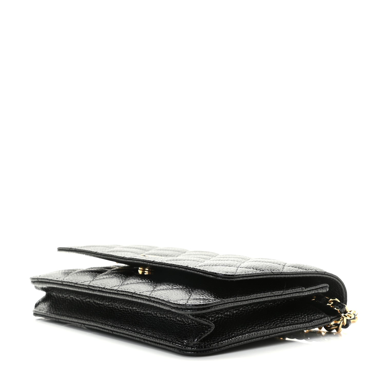 Chanel Caviar Quilted Wallet On Chain WOC Black 5 of 9