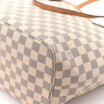 Louis Vuitton Damier Azur Braided Neverfull MM Orange 12 of 14