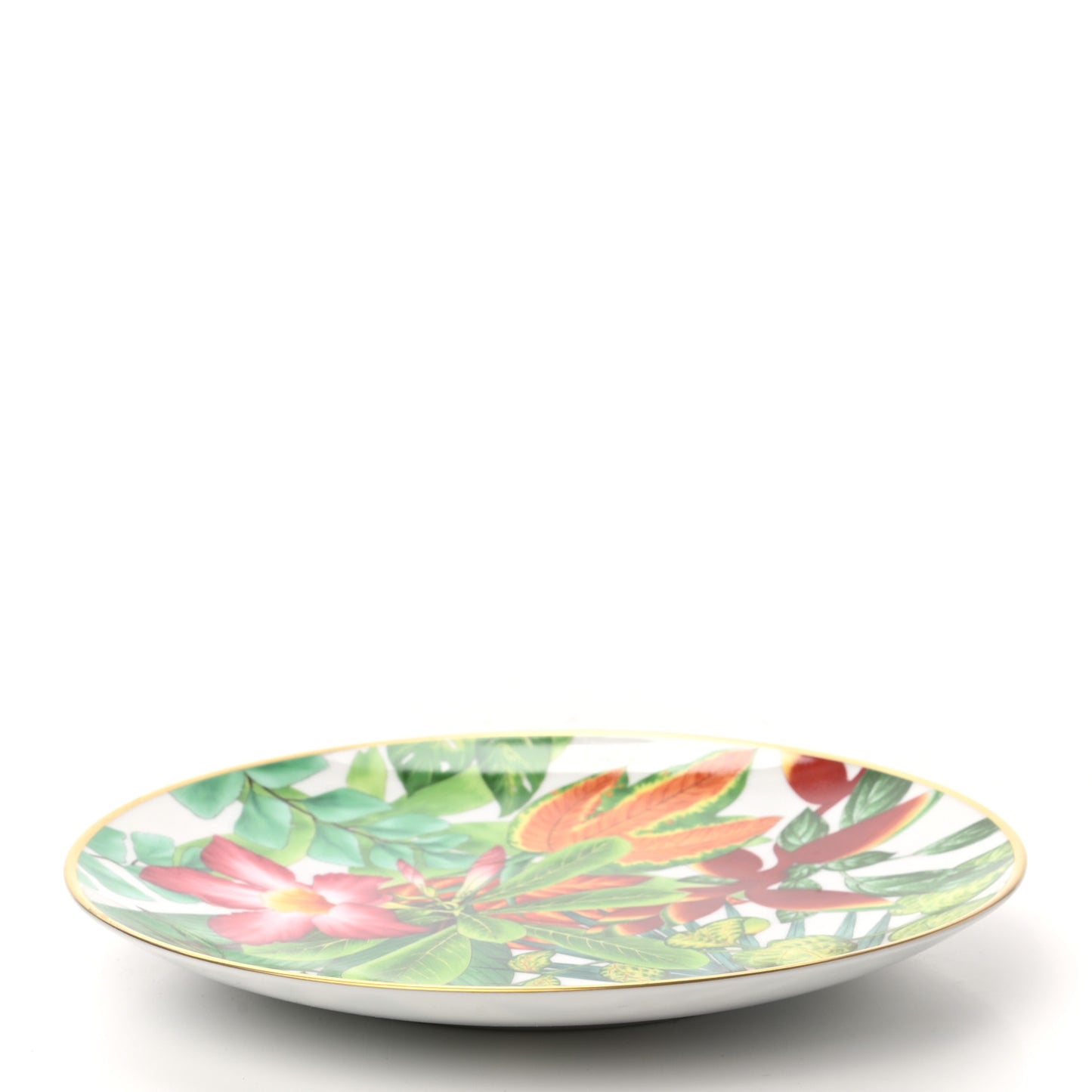Porcelain Passifolia Dessert Plate N°1 Set of 2