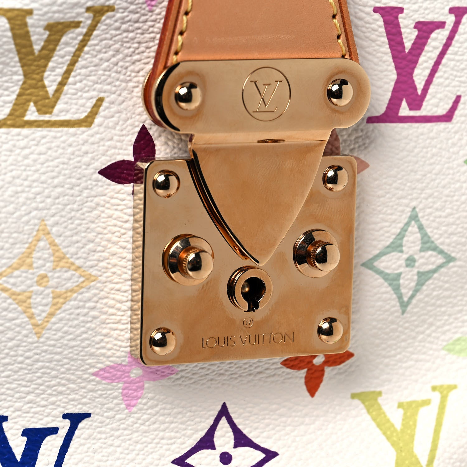 Louis Vuitton Monogram Multicolor Keepall 45 White 13 of 16