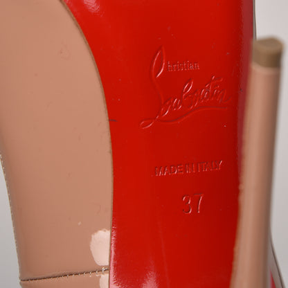 Christian Louboutin Patent So Kate 120 Pumps 37 Nude 8 of 14