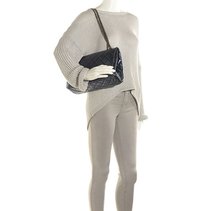 Chanel Metallic Calfskin 2.55 Reissue Flap 227 Blue 2 of 9