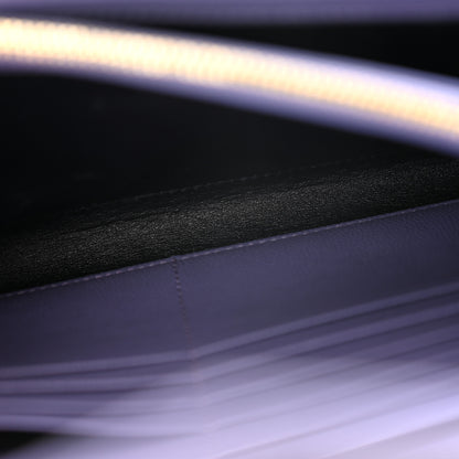 Saint Laurent Grain De Poudre Mixed Matelasse Triquilt Monogram Chain Wallet Mauve 6 of 13