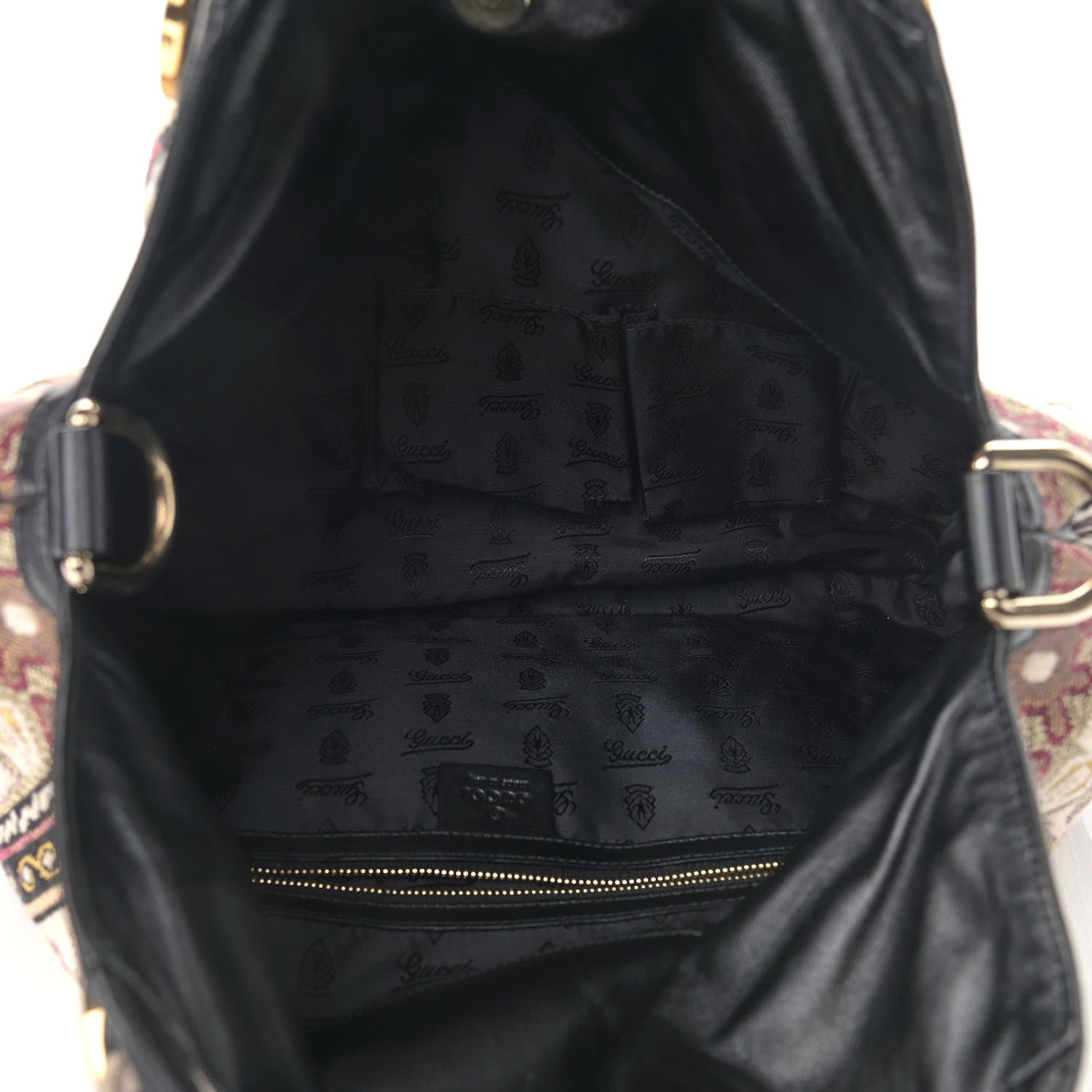Gucci Tapestry Medium Hysteria Top Handle Bag 6 of 13