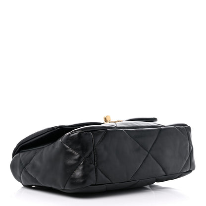 Chanel Lambskin Quilted Medium Chanel 19 Flap Black 4 of 9