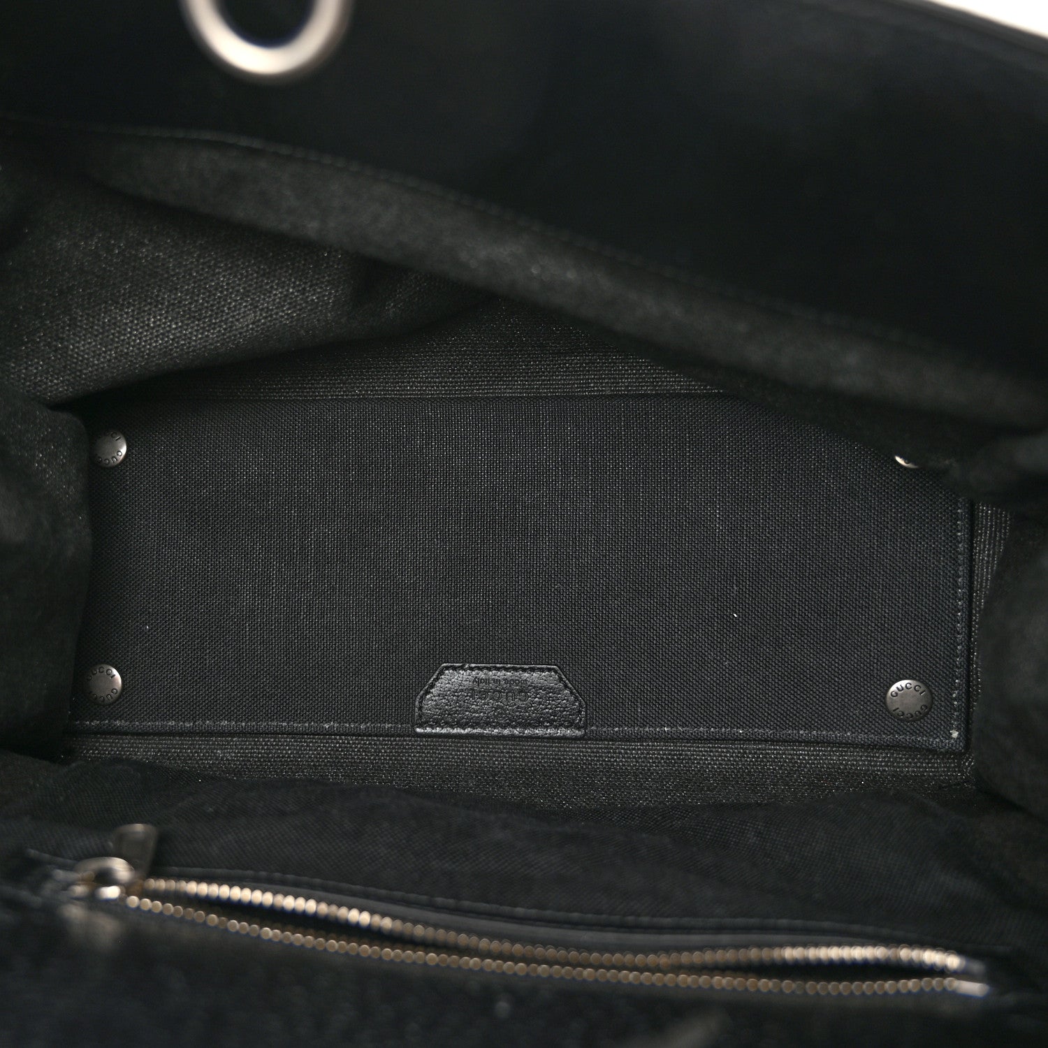 Gucci Canvas GG Geometric Print Tote Bag Black Multicolor 5 of 9