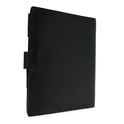 Louis Vuitton Epi Large Ring Agenda Cover Black 3 of 7