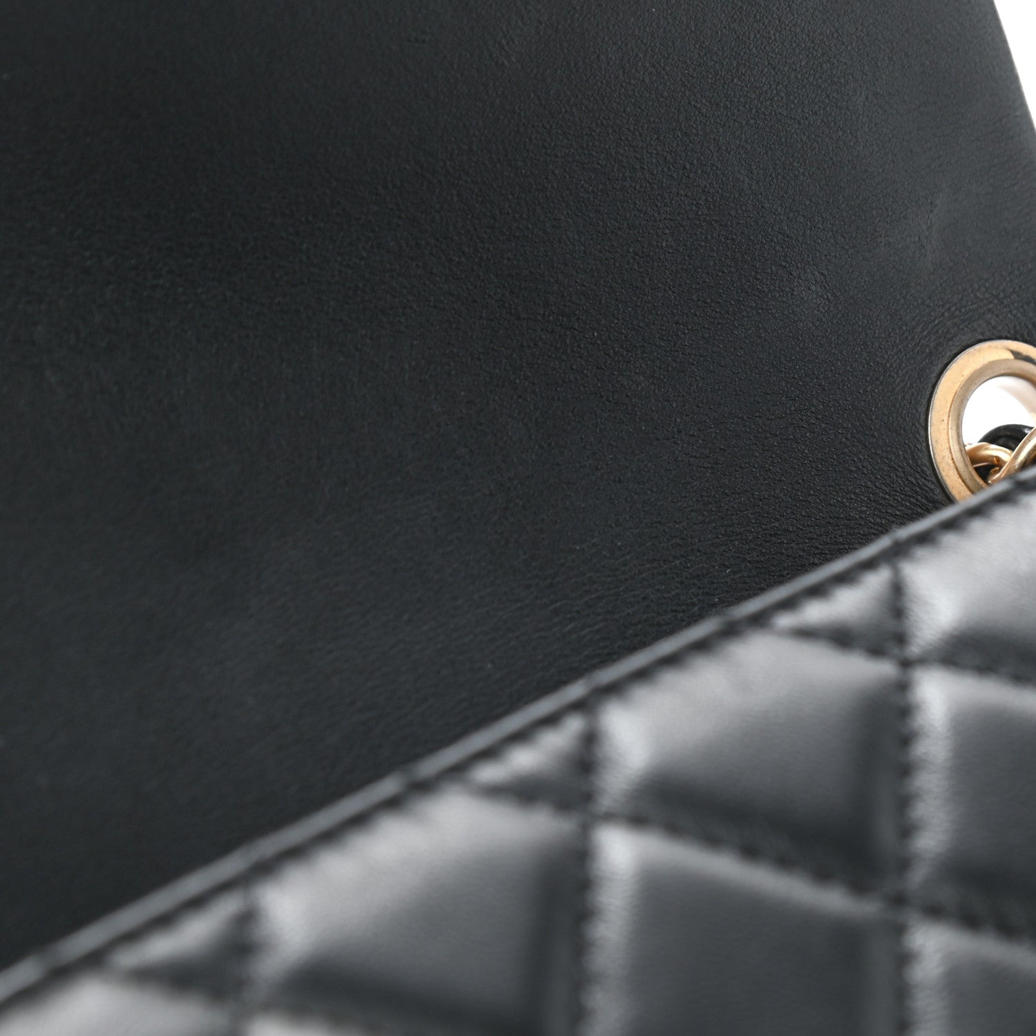 Chanel Lambskin Quilted Mini Pearl Crush Flap Black 11 of 11