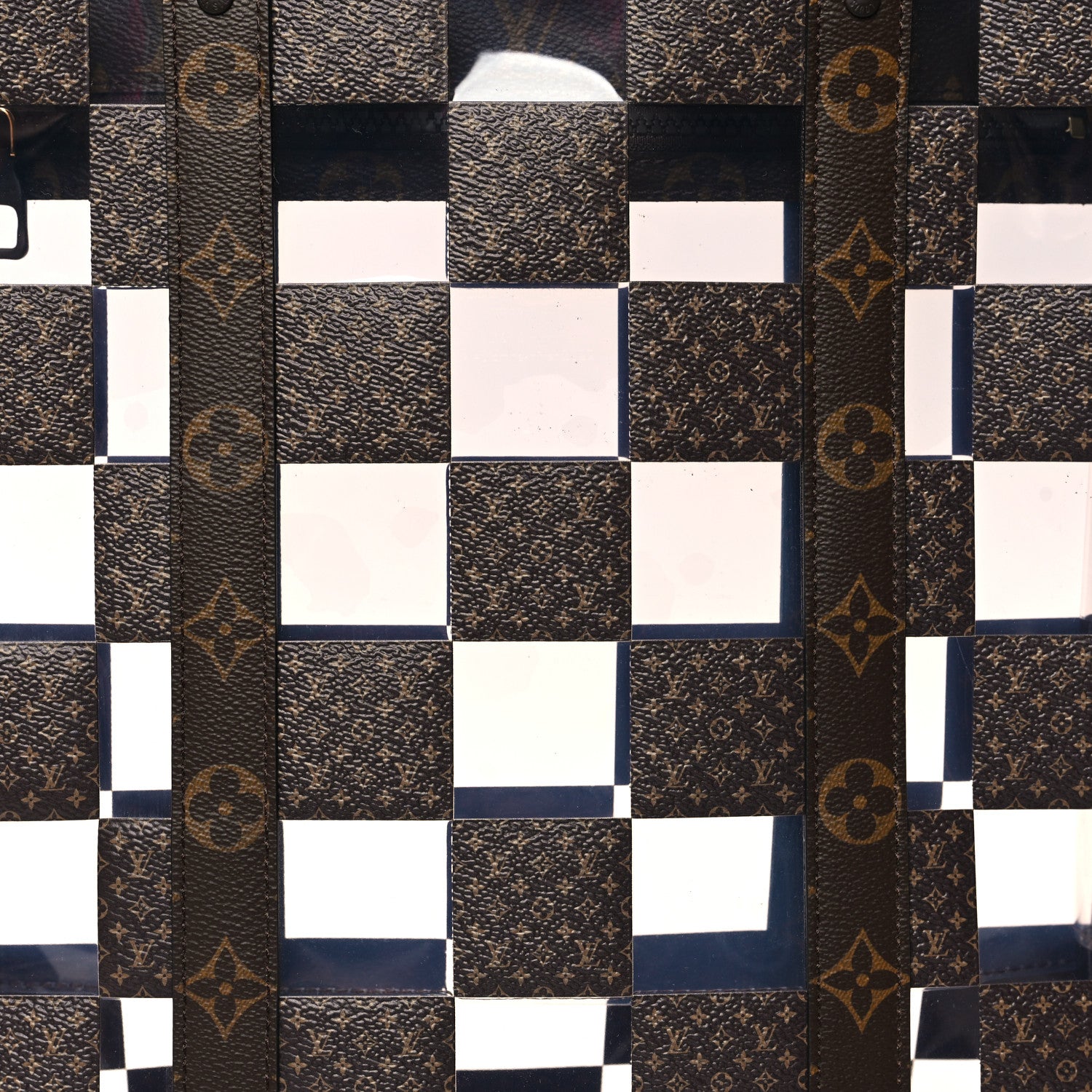 Louis Vuitton PVC Monogram Chess Sac Plat 7 of 9