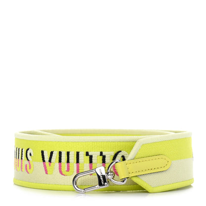 Louis Vuitton Jacquard Alma BB Shoulder Strap Yellow Citron 1 of 4