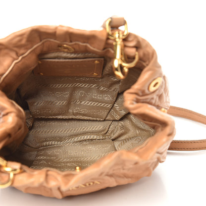 Prada Nappa Gaufre Crossbody Cuoio 5 of 11