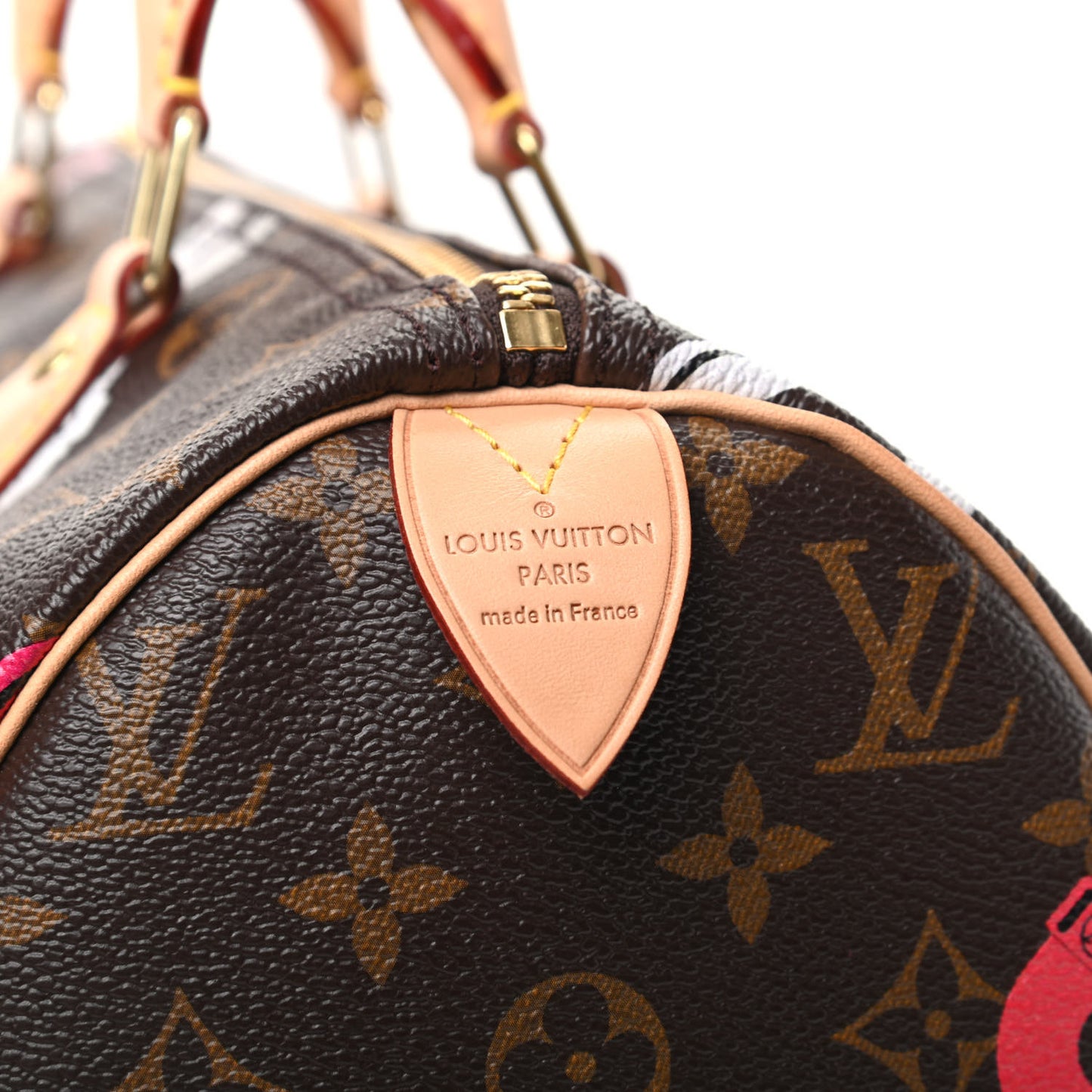 Monogram Bay Speedy 30 Rose Ballerine Poppy