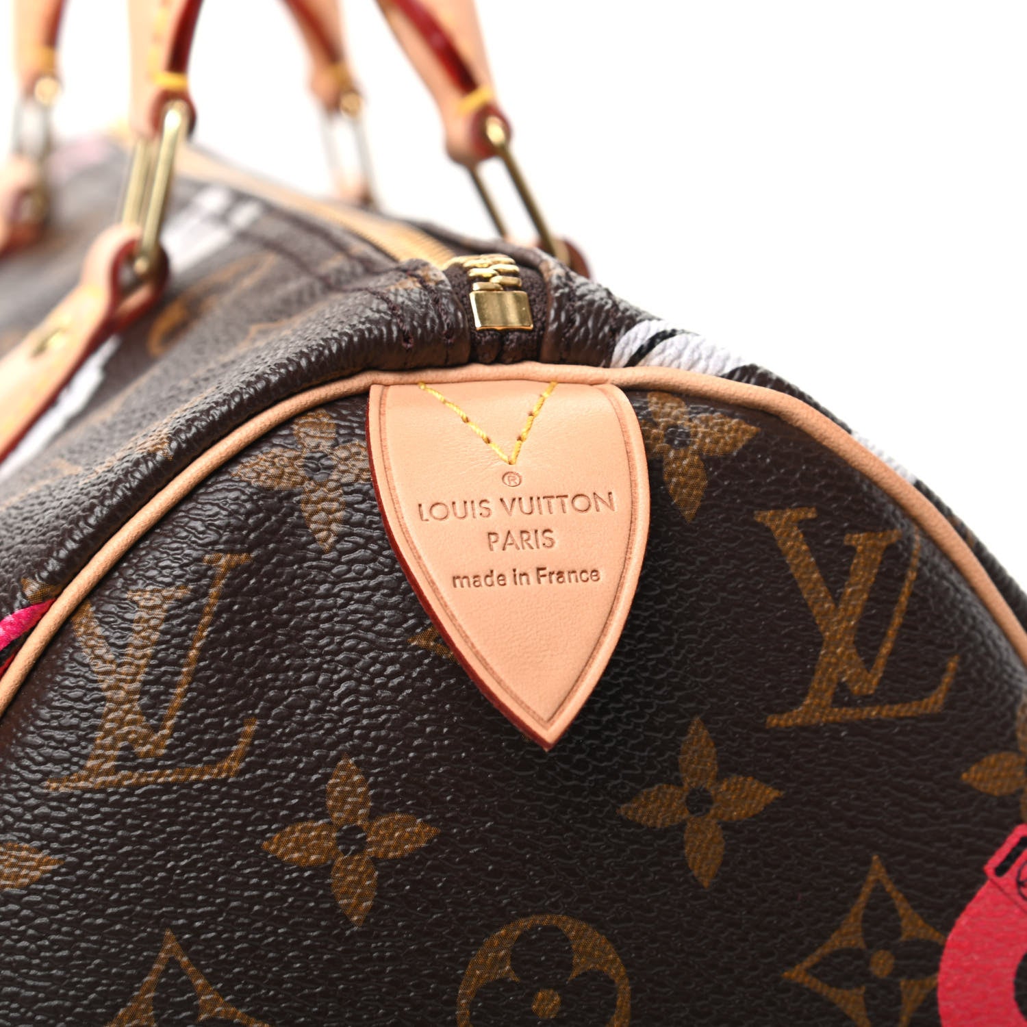 Louis Vuitton Monogram Bay Speedy 30 Rose Ballerine Poppy 6 of 11