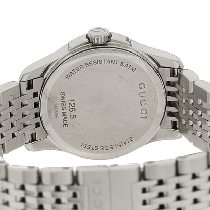 Gucci Stainless Steel 27mm G-Timeless Quartz Watch Black 4 of 5