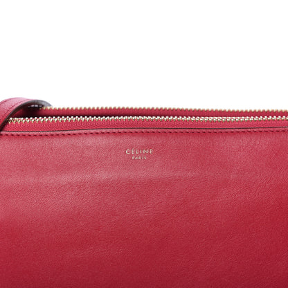 Celine Lambskin Large Trio Crossbody Bag Fuchsia 11 of 14