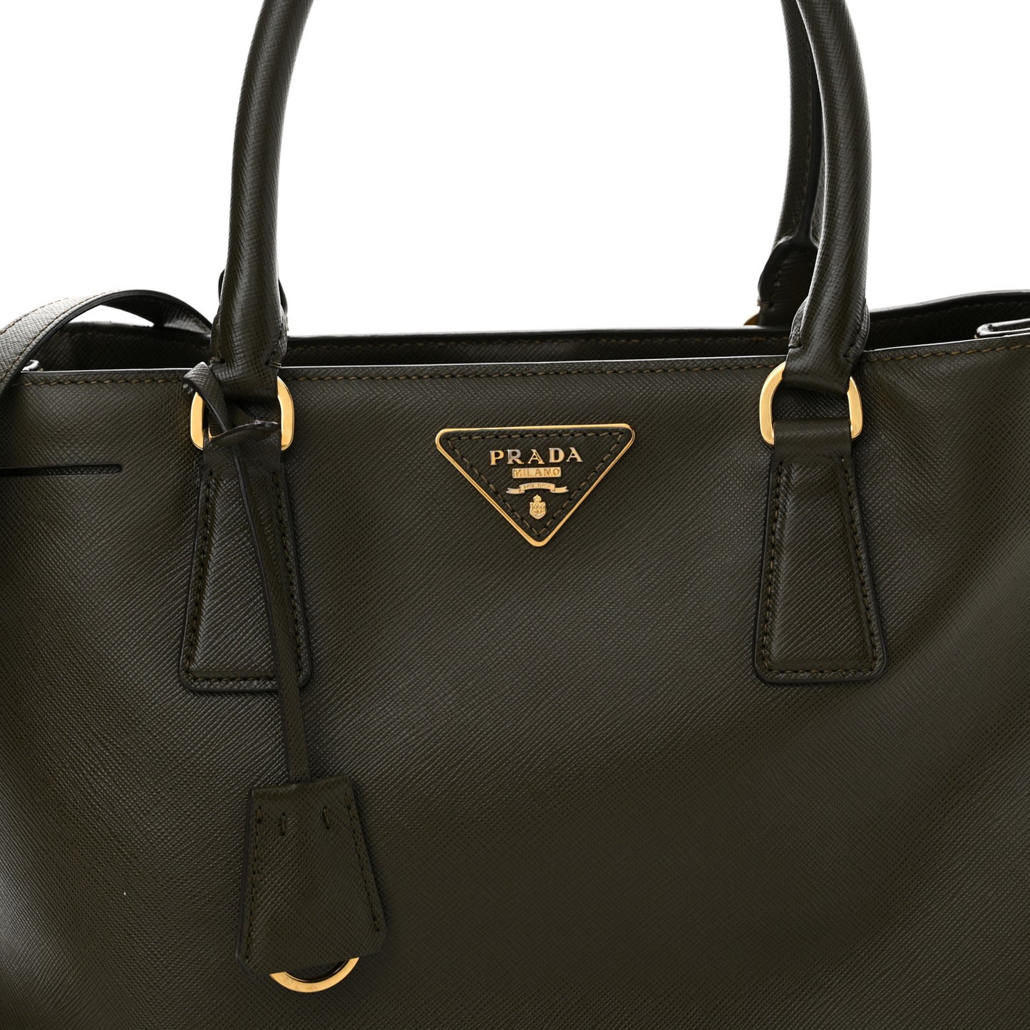 Saffiano Lux Medium Tote Militare