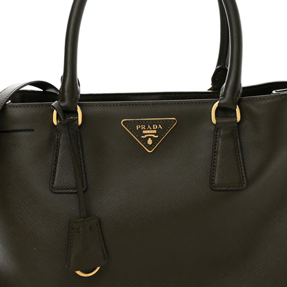 Prada Saffiano Lux Medium Tote Militare 8 of 14
