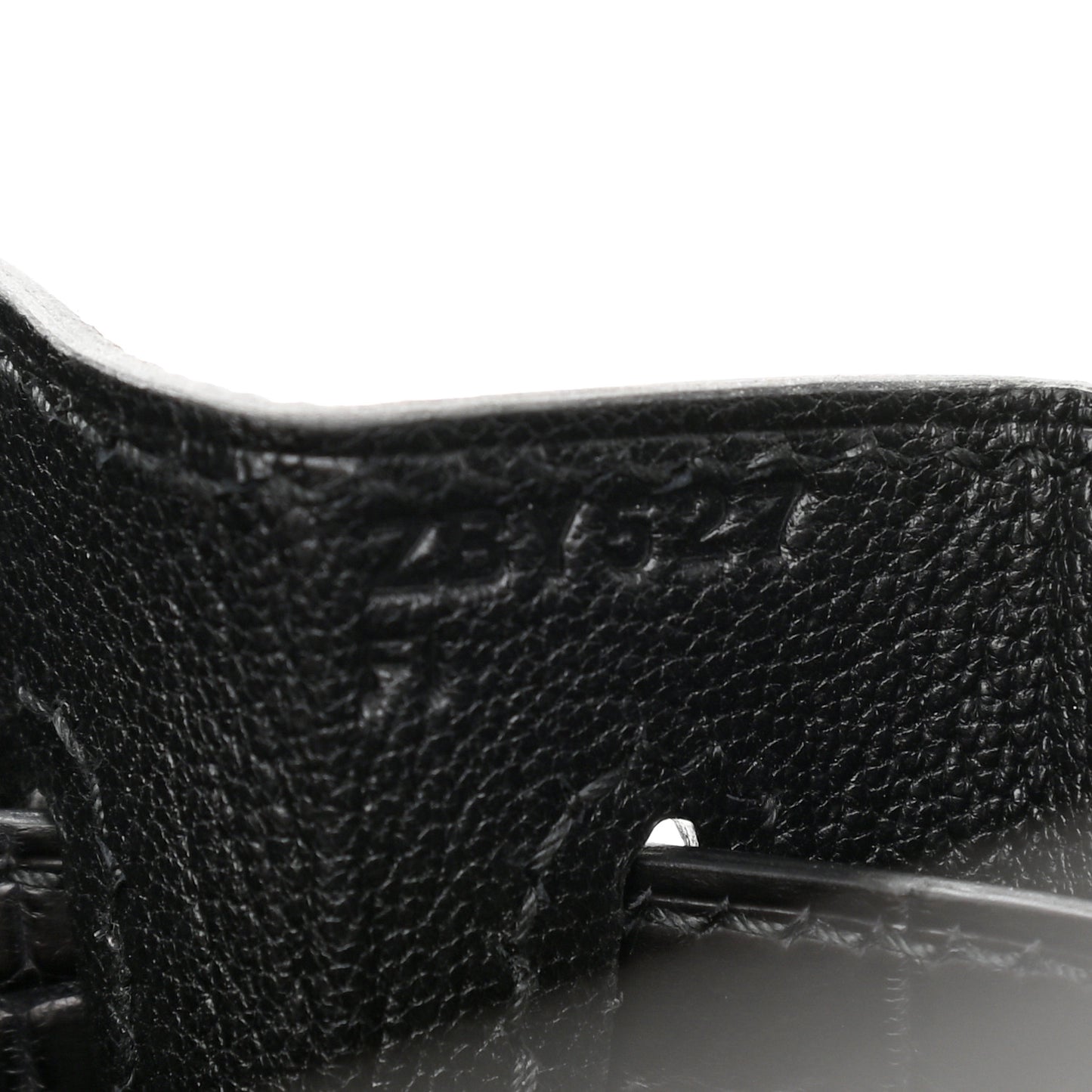 Togo Matte Porosus Crocodile Kelly Retourne Touch 28 Black
