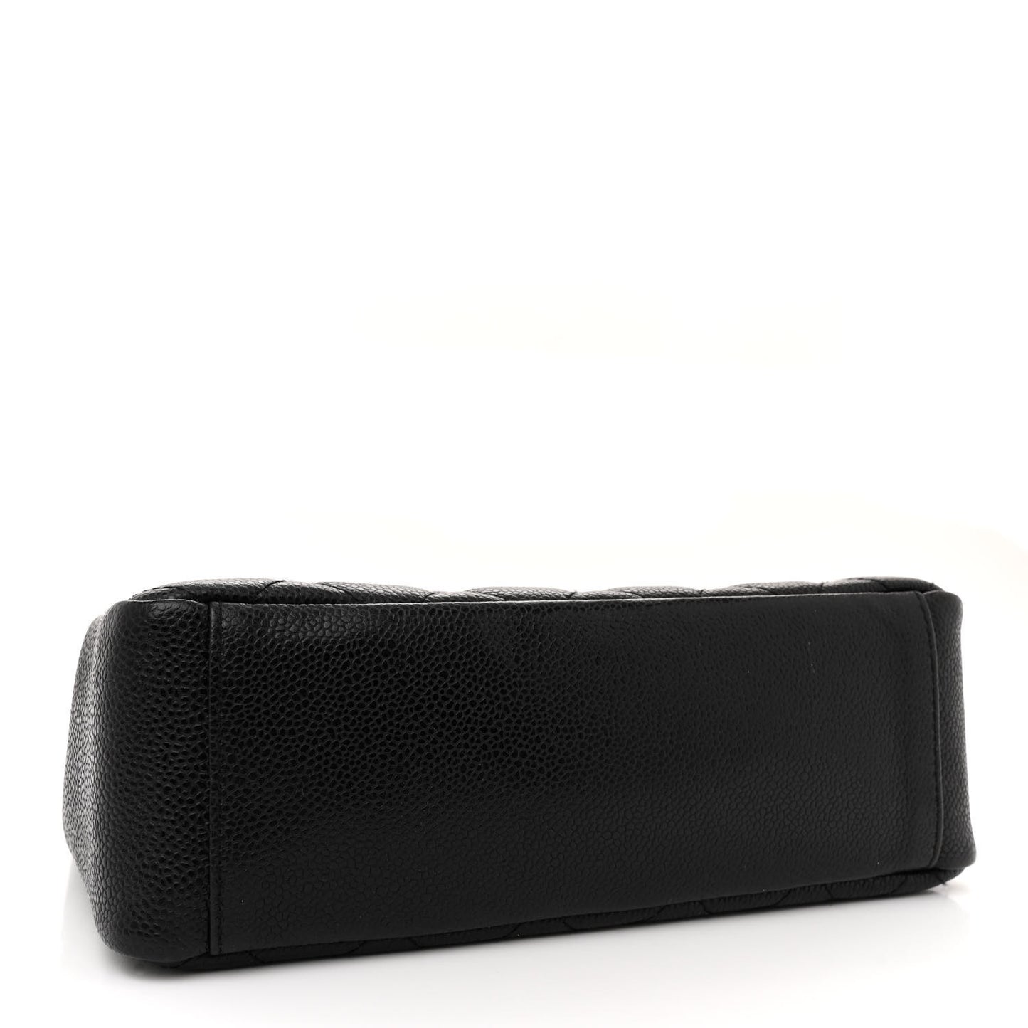 Caviar Quilted Petit Shopping Tote PST Black