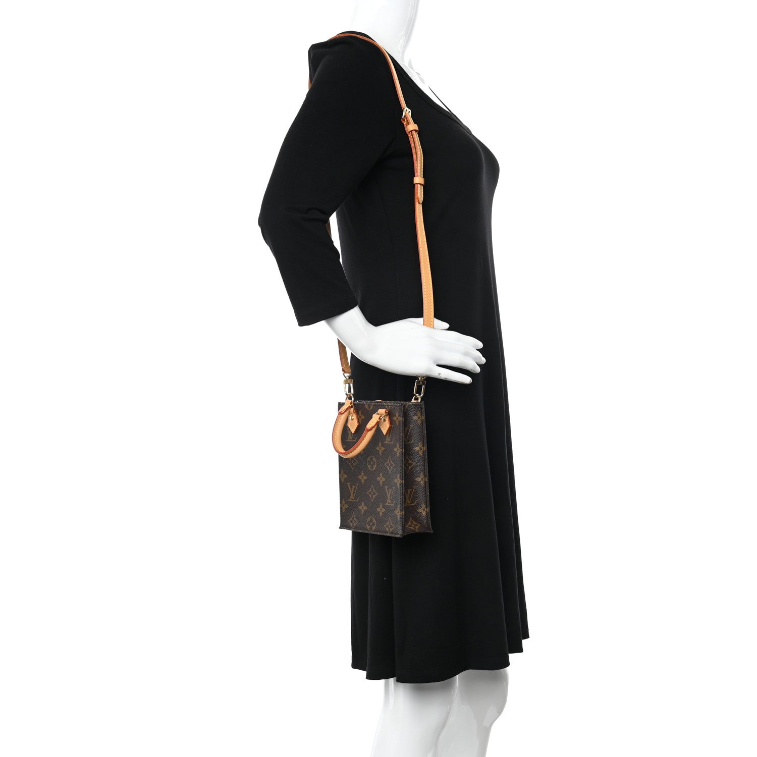 Louis Vuitton Monogram Petit Sac Plat 2 of 10