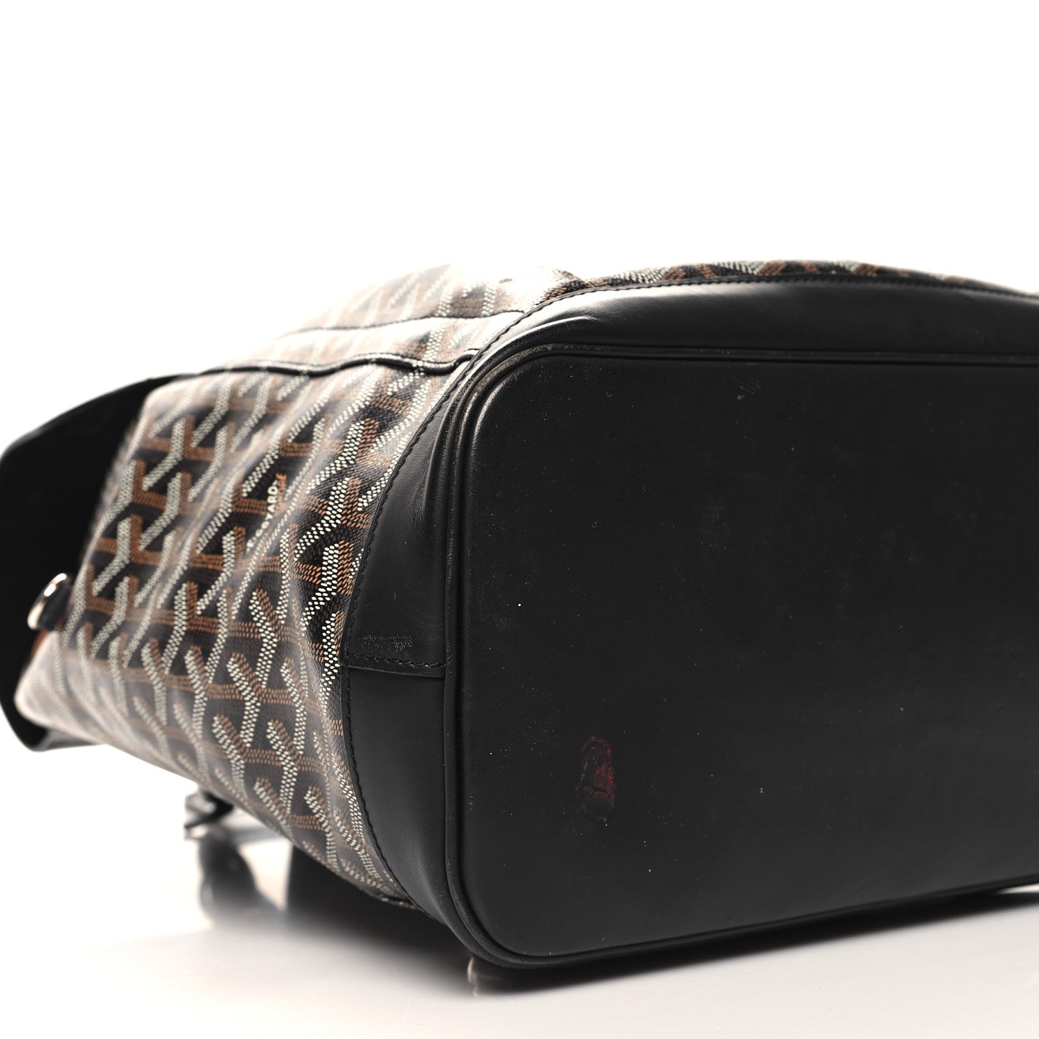 Goyard Goyardine Calfskin Alpin MM Backpack Black 8 of 11
