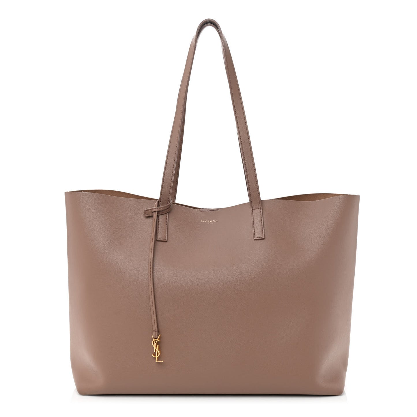 Calfskin Large Shopping Tote Nude Powder