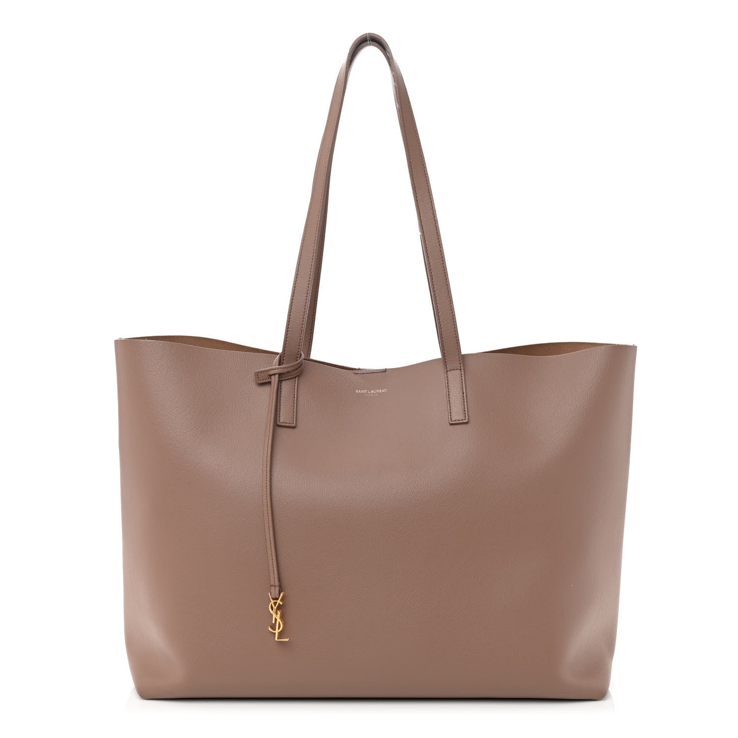 Saint Laurent Calfskin Large Shopping Tote Nude Powder 1 of 12