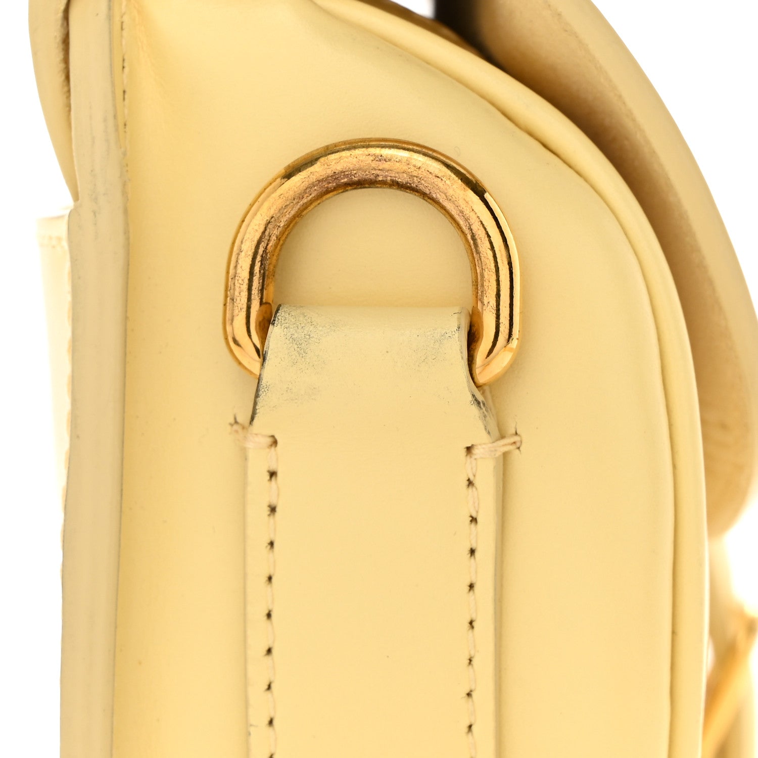 Christian Dior Box Calfskin East West Bobby Bag Pale Yellow 12 of 13