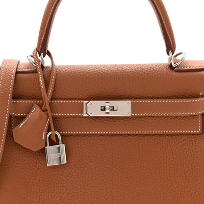 Hermes Togo Kelly Retourne 28 Gold 8 of 11