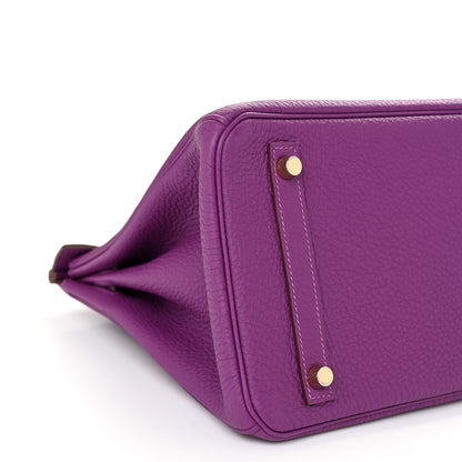 Hermes Togo Birkin 30 Anemone 9 of 13