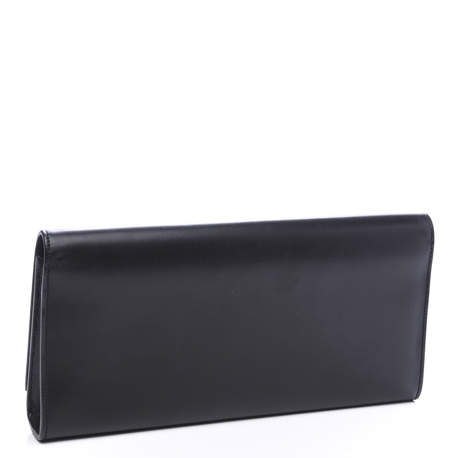 Saint Laurent Calfskin Classic Monogram Tassel Clutch Black 3 of 7