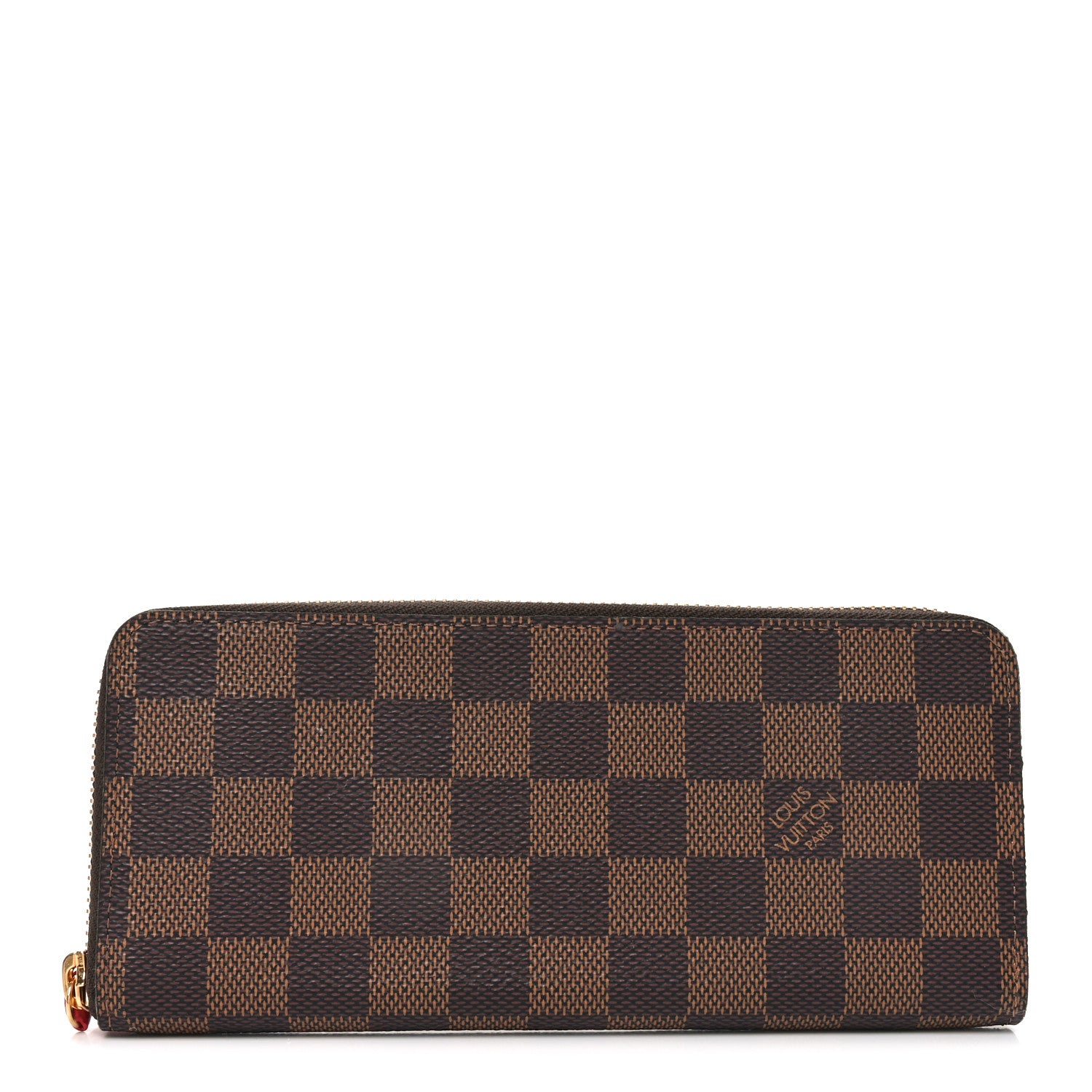 Louis Vuitton Damier Ebene Clemence Wallet Cherry 1 of 6