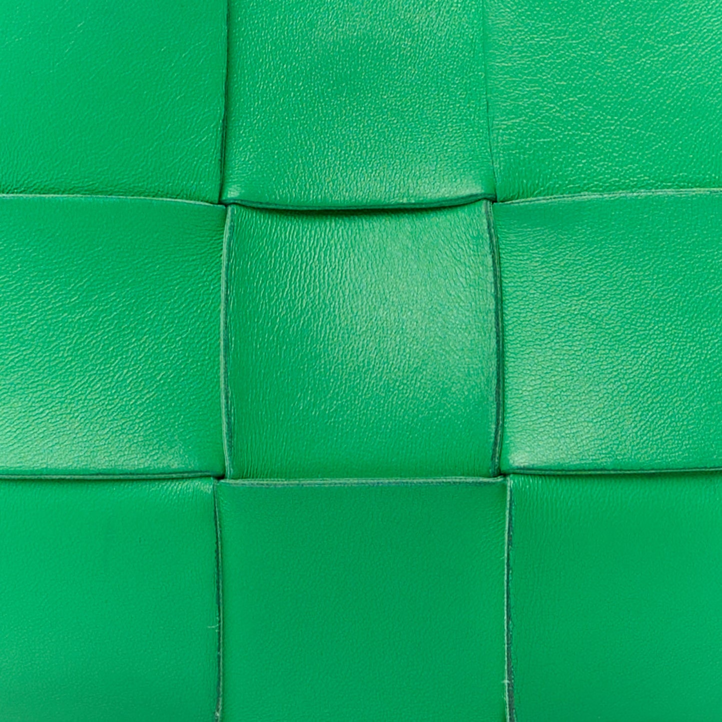 Calfskin Maxi Intrecciato Cassette Pouch On Strap Parakeet