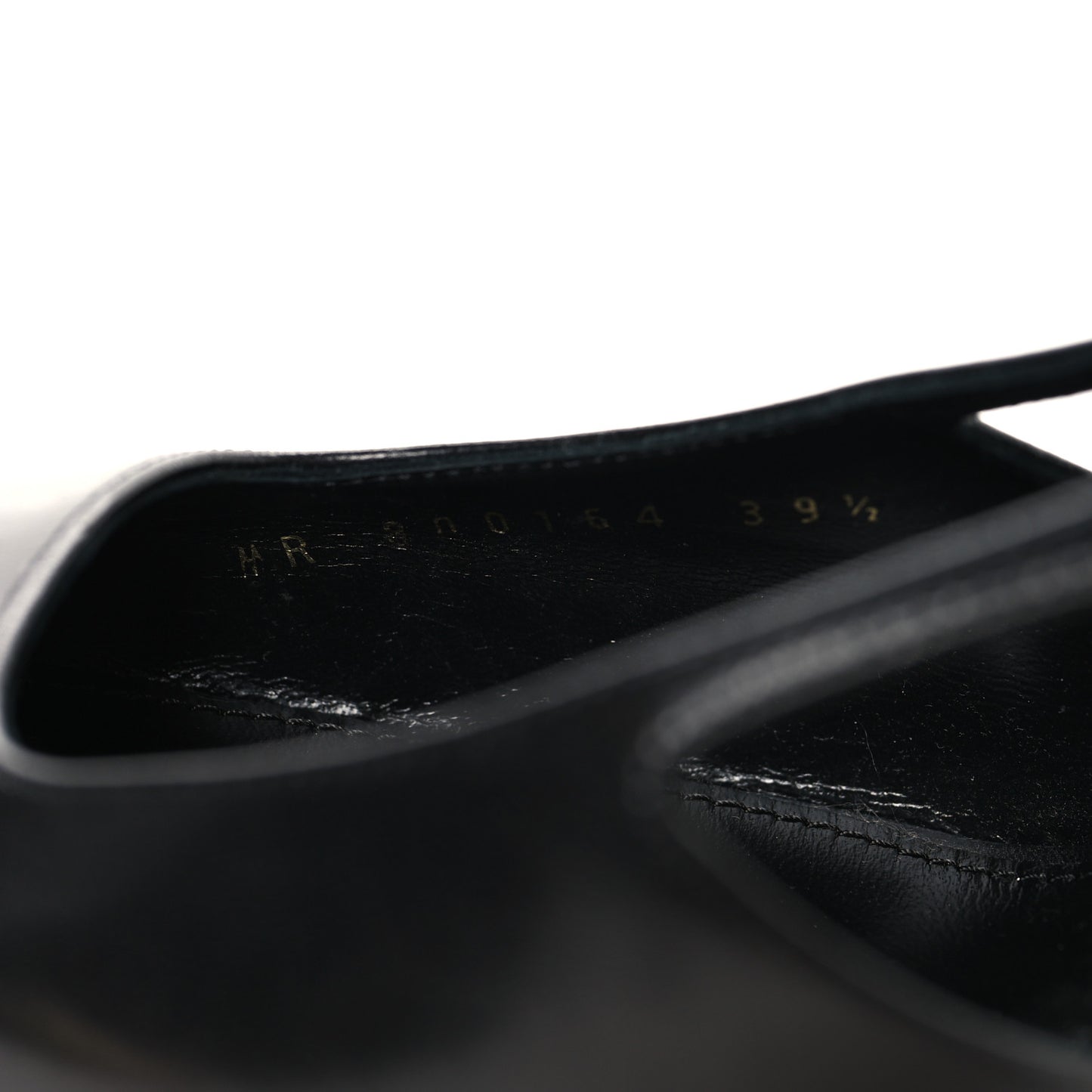 Smooth Calfskin Jeanne 110 Slingback Pumps 39.5 Black