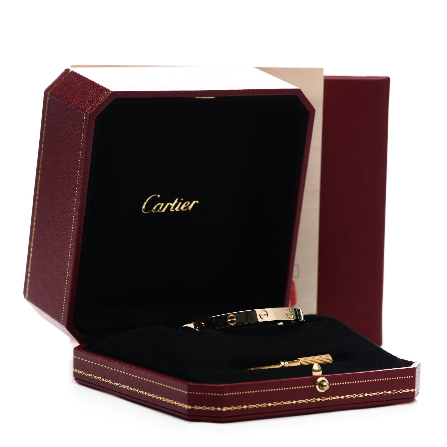Cartier 18K Yellow Gold LOVE Bracelet 17 5 of 5