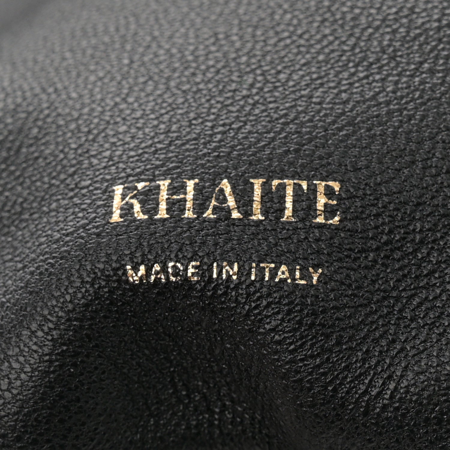 Khaite Smooth Calfskin Aria Bucket Bag Black 6 of 11