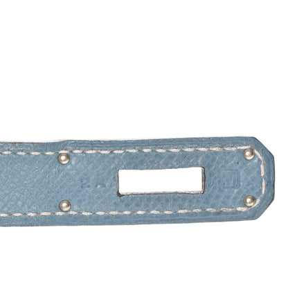 Hermes Epsom Birkin 30 Blue Jean 15 of 34