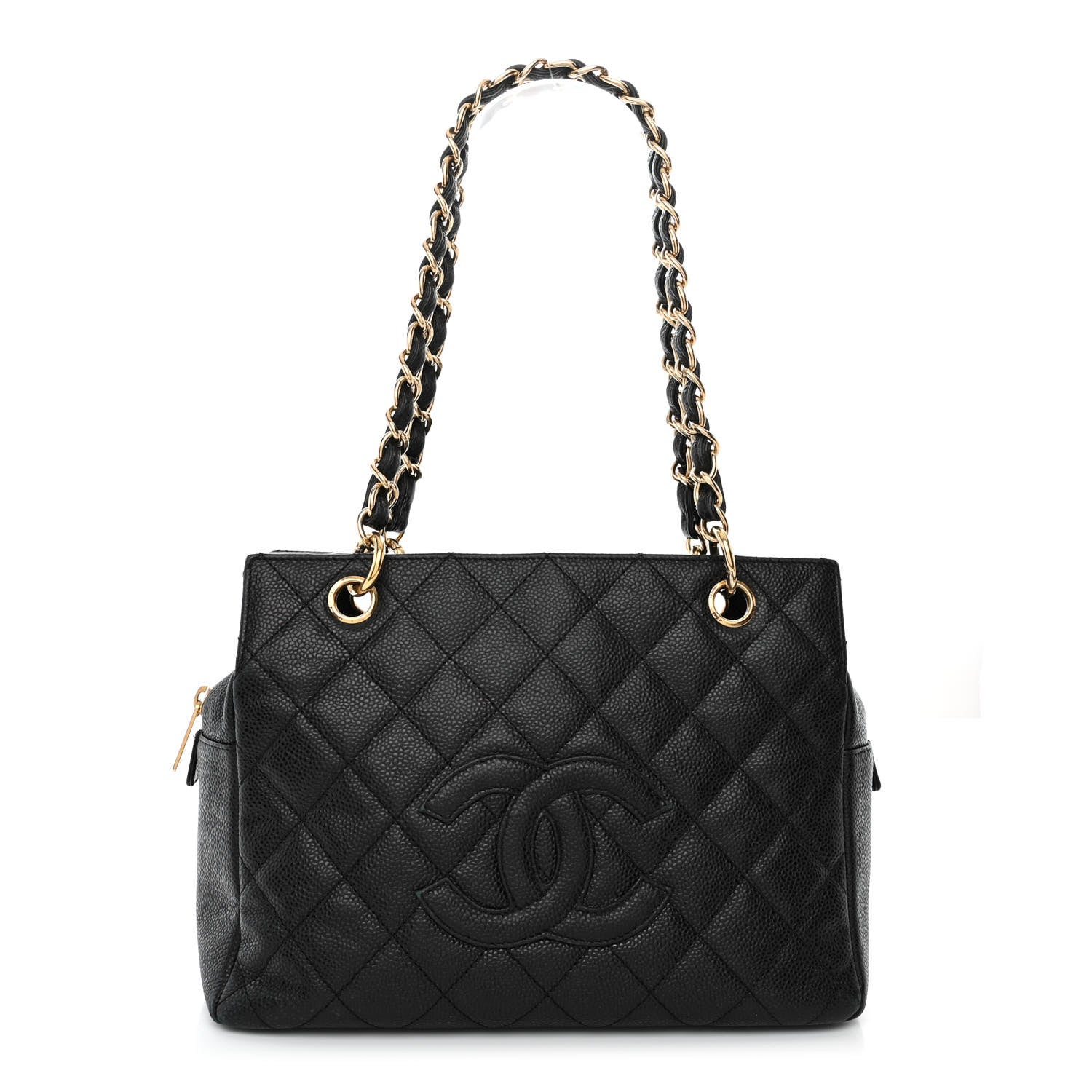 Chanel Caviar Quilted Petit Timeless Tote PTT Black 1 of 14