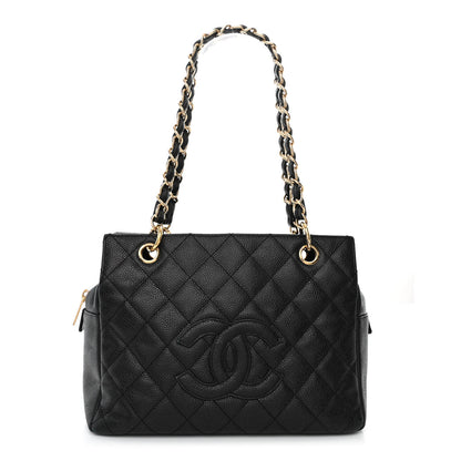 Chanel Caviar Quilted Petit Timeless Tote PTT Black 1 of 14