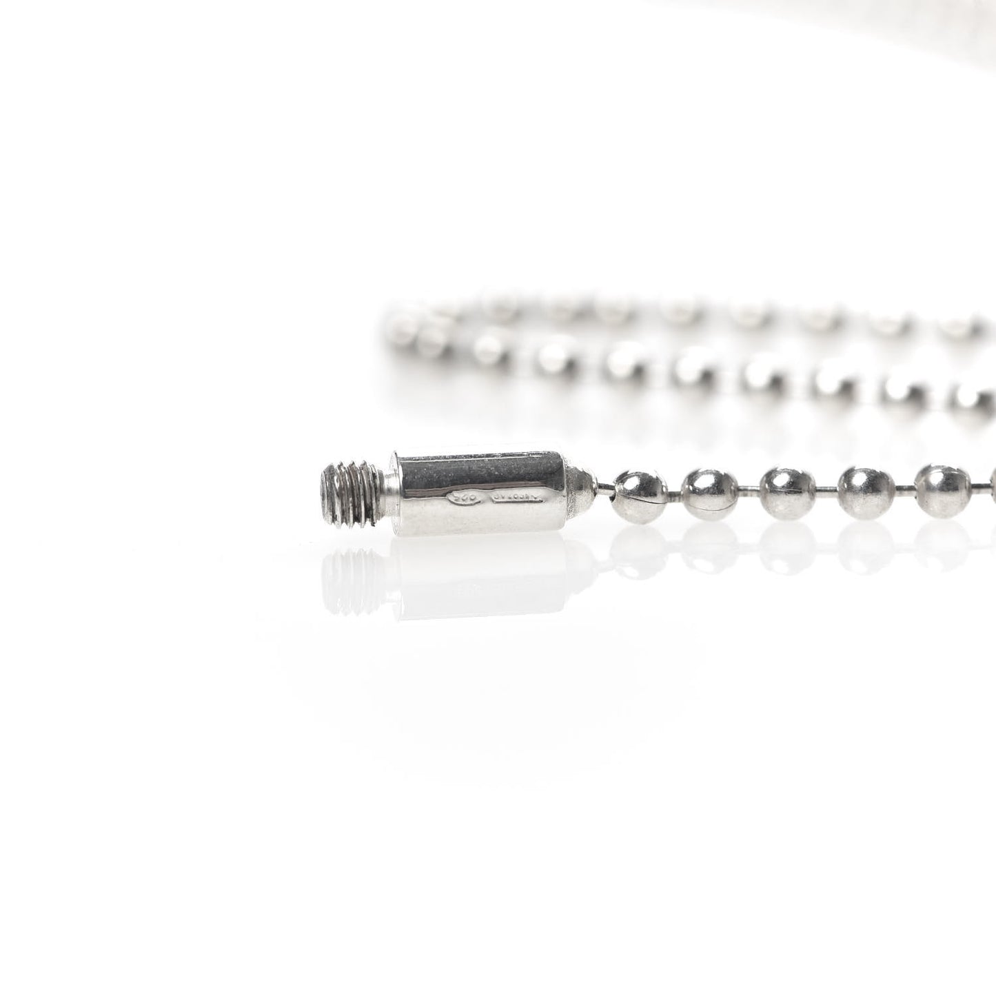 Sterling Silver Dog Tag Necklace