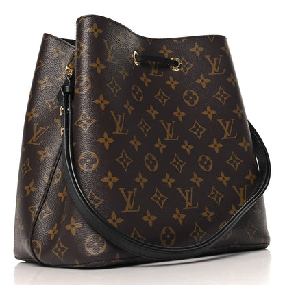 Louis Vuitton Monogram Neonoe MM Black 3 of 10
