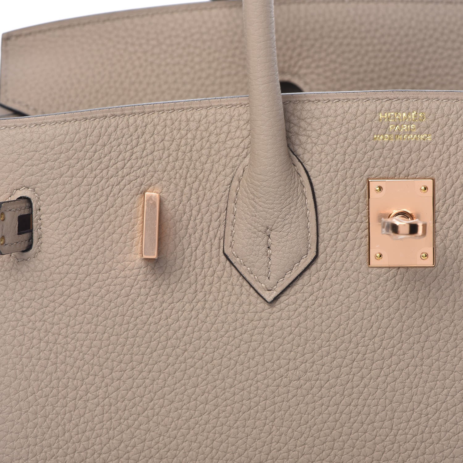 Hermes Togo Birkin 25 Gris Tourterelle 24 of 38