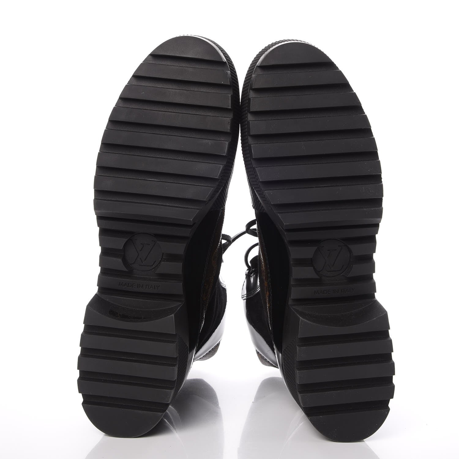 Louis Vuitton Suede Calfskin Monogram World Tour Platform Desert Boots 41 Black 5 of 7