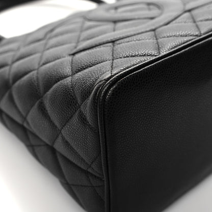 Chanel Caviar Quilted Medallion Tote Black 8 of 12
