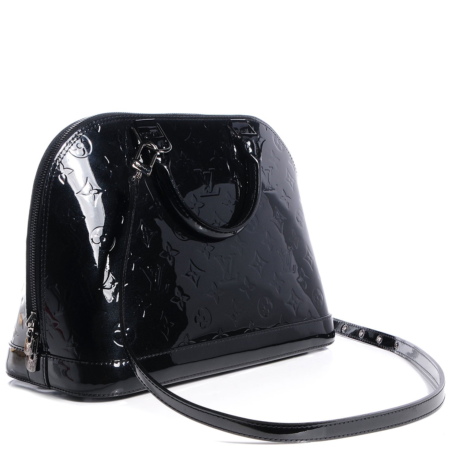 Louis Vuitton Vernis Alma PM Noir Magnetique 3 of 7