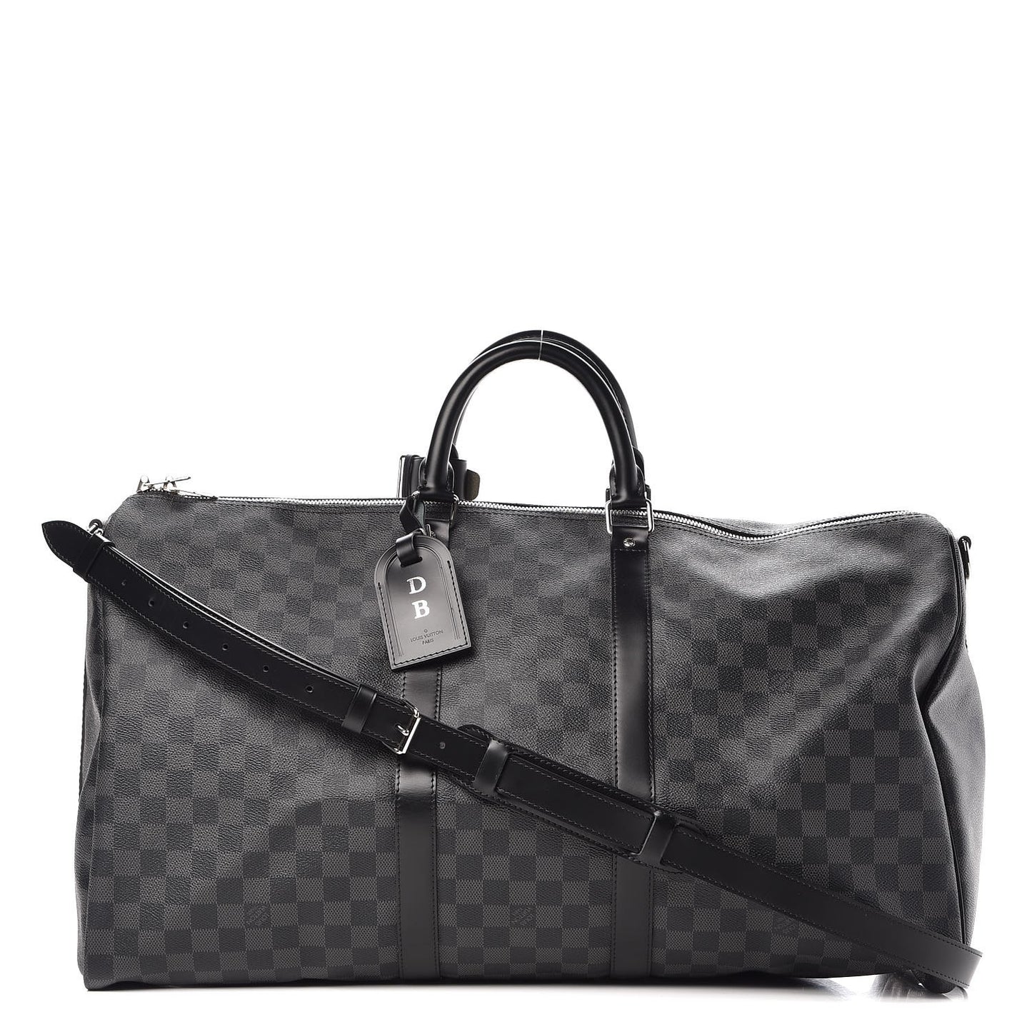 Damier Graphite Keepall Bandouliere 55
