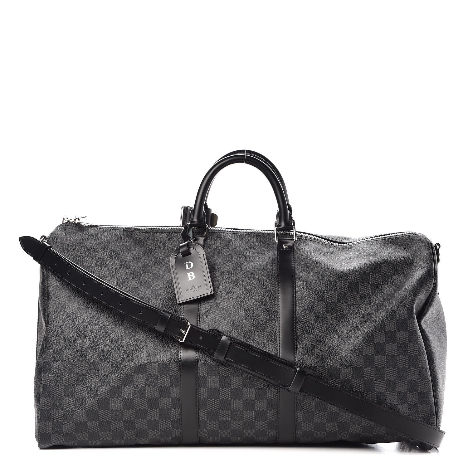 Louis Vuitton Damier Graphite Keepall Bandouliere 55 1 of 8