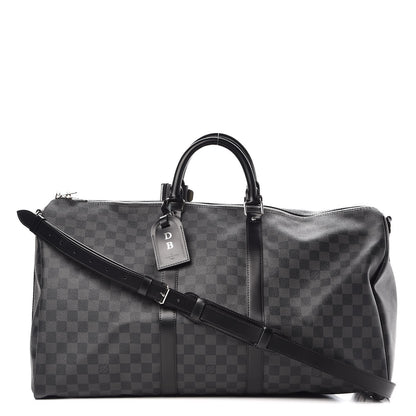 Louis Vuitton Damier Graphite Keepall Bandouliere 55 1 of 8