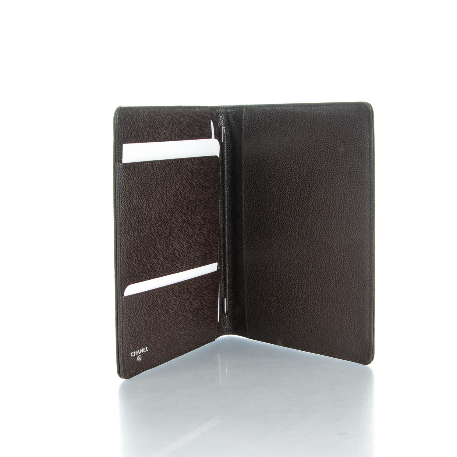 Chanel Caviar Quilted Notebook Dark Brown 6 of 9
