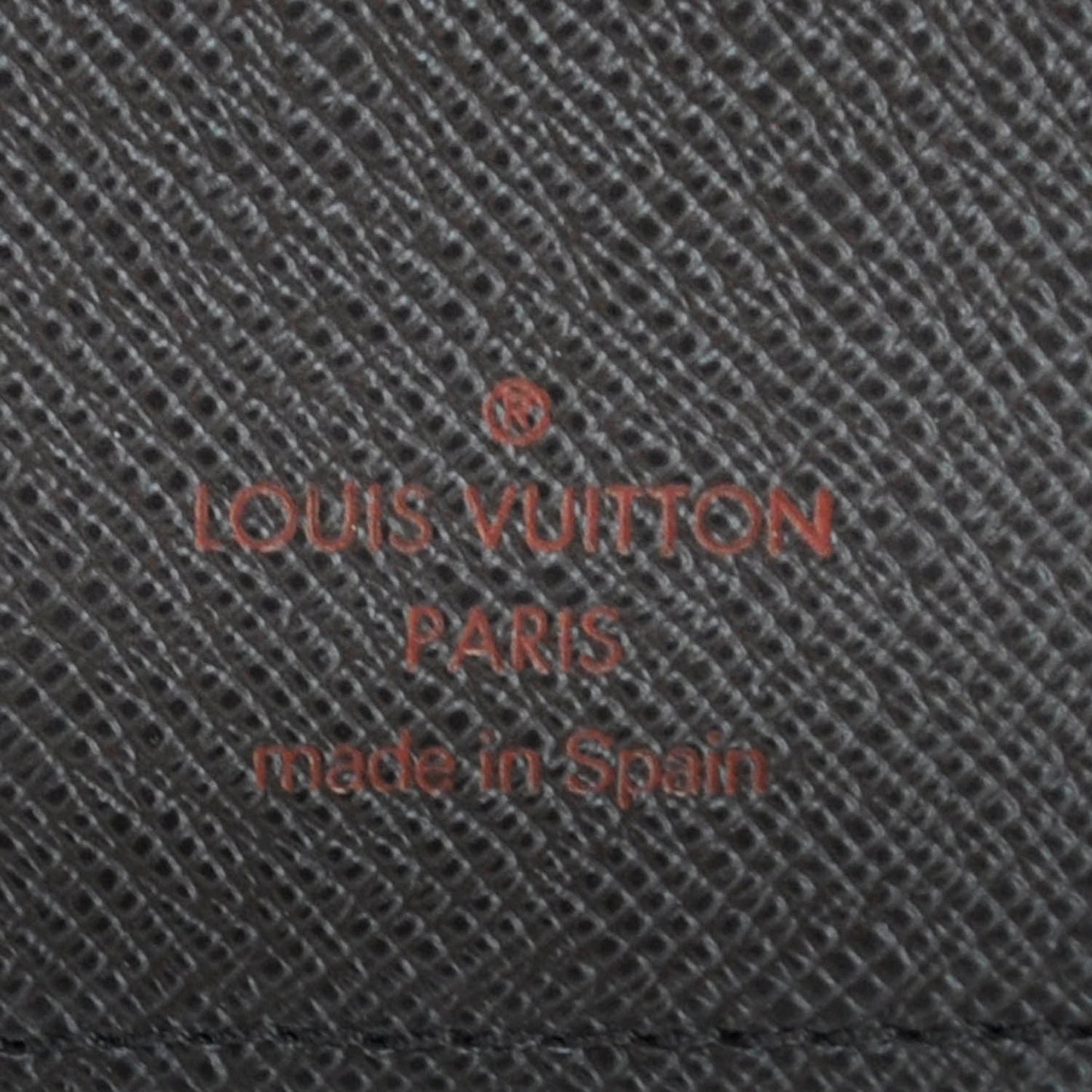Damier Ebene Small Ring Agenda